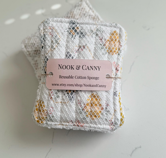 Honeybee Haven Reusable Sponge Set